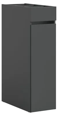 Anstellregal 29x101x60 cm Anthrazit Nachbildung offenes Modul