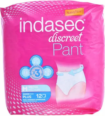 Obrázok produktu pre Indasec Pant Plus stredná veľkosť 12 kusov