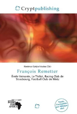 Produktbild von François Remetter