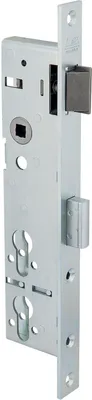 Produktbild von ASSA ABLOY Rohrrahmenschloss Flachstulp mit 2 PZ übereinander, DM 35, verzinkt