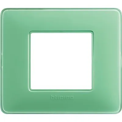 Produktbild von Bticino Matix 2-Modul-Grünteeplatte AM4802CVC