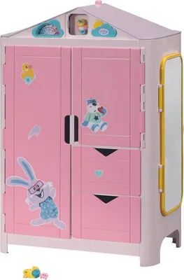 Produktbild von BABY born® Schrank mit Wetterente, Puppenmöbel