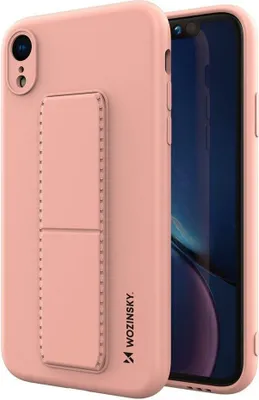 Produktbild von cofi1453® Kickstand Hülle Bumper aufstellbar Silikon Hard Case Schale Zubehör Tasche Schutz mit integriertem Magneten für Xiaomi Mi 10T in Rosa