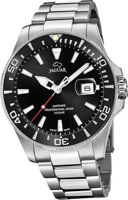 Produktbild von Jaguar Edelstahl Herren Uhr Analog Luxus silber Pro Diver D2UJ860/D