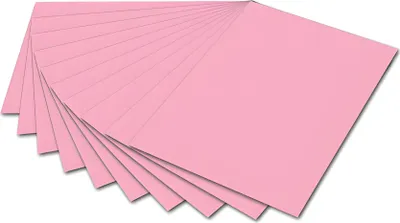Image de Folia carton photo 300g/m², 50x70cm, 10 feuilles, rose