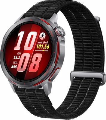 Produktbild von HUAWEI Watch GT Runner 2 Smartwatch, Marathon-Modus, GPS-Laufuhr mit Trainingsanalyse, HRV, EKG, SpO2, Schlafanalyse, Bis zu 14 Tage Akku, 1,32" AMOLED, Kompatibel mit iOS & Android, Midnight Schwarz