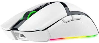 Produktbild von Razer Cobra Pro, rechts, Optisch, RF Wireless + Bluetooth + USB Type-C, 30000 DPI, Weiß