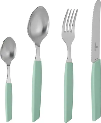 Immagine prodotto di Set di posate Victorinox Swiss Modern (coltello da pomodoro) 24 pezzi menta