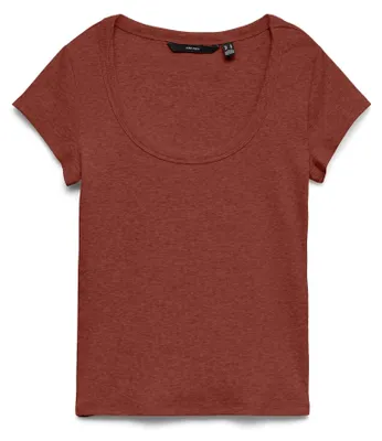 Produktbild von Vero Moda VMCHLOE, T-Shirt, Erwachsener, Weiblich, Rot, Red / Burnt Henna, XS