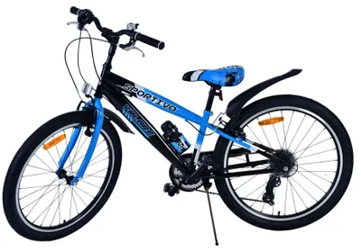Produktbild von Volare Sportivo Kinderfahrrad - für Jungen - 24 Zoll - Blau - 7 Gänge - mit em Kabelschlösschen