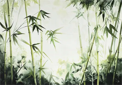 Produktbild von Fototapete Grün Natur - 400x280 cm - inklusive kleister - Vlies Tapete - Vliestapete Wohnzimmer Schlafzimmer Küche Modern Wandtapete