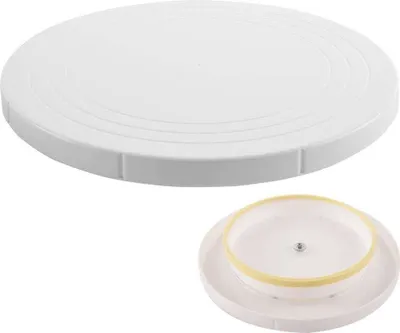 Obrázok produktu pre Tortová doska ORION otočná na zdobenie Paleta na roztieranie tort 26,5 cm