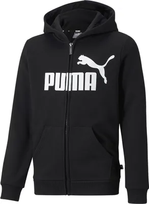 Produktbild von Puma Ess Big Logo Reißverschlusspullover Schwarz 4-5 Years Junge Schwarz 4-5 Years