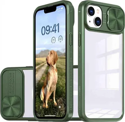 Image de imoshion Camslider Backcover pour l'Apple iPhone 13 - Vert foncé