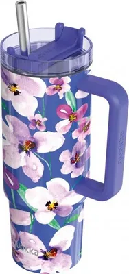 Image de Quokka Stream, Mug isotherme en acier inoxydable Flower Dusk, 950ml, 40032