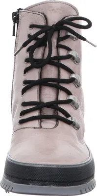 Produktbild von Gemini Damen Stiefelette Leder Schnürboot sportlich Profilsohle 035007-02, Größe:38 EU, Farbe:Grau