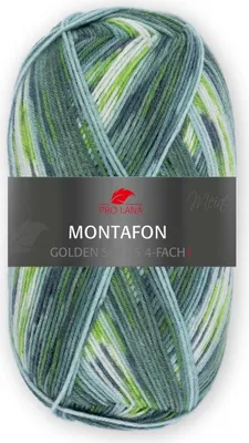 Produktbild von Pro Lana Montafon 4-fädige Sockenwolle Merino extrafein,100g/420m,75% Schurwolle/25%Polyamid 10