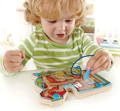 Obrázek produktu pro Dřevěná železniční souprava Hape Choo Choo Tracks pro děti