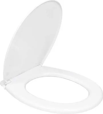 Image de Siège de toilette EDM 01512 PVC blanc