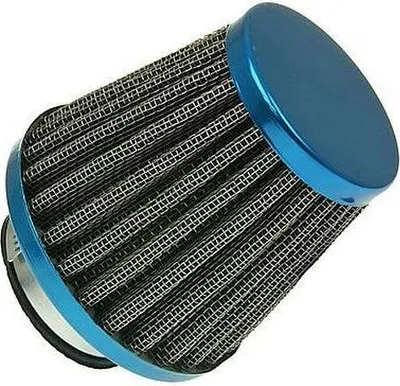 Produktbild von Luftfilter POWERfilter 38mm blau Roller Mofa Moped Quad Tuning Sportluftfilter