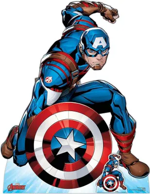 Produktbild von Figurine en carton Captain America Comics en combat Disney H 131 CM