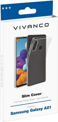 Produktbild von ViVanco™Super Slim, Cover, Samsung, Galaxy A21, 16,5 cm (6.5"), Transparent
