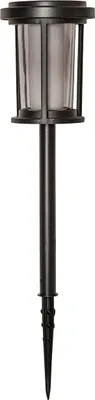 Produktbild von LED Solarlampe ,Alippa' zur Wegbeleuchtung, Dämmerungssensor, schwarz, H 44cm