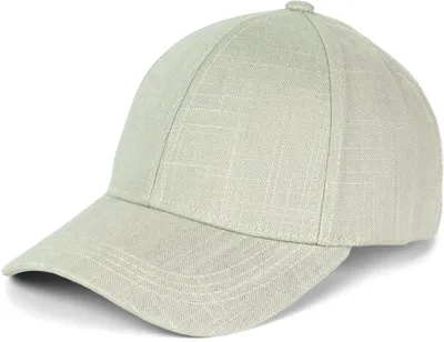 Produktbild von styleBREAKER Uni Leinen Baseball Cap | Verstellbare 6-Panel Basecap mit gebogenem Schirm | Atmungsaktive Sommer Mütze mit Metallschnalle | Leicht, Bequem & Stilvoll