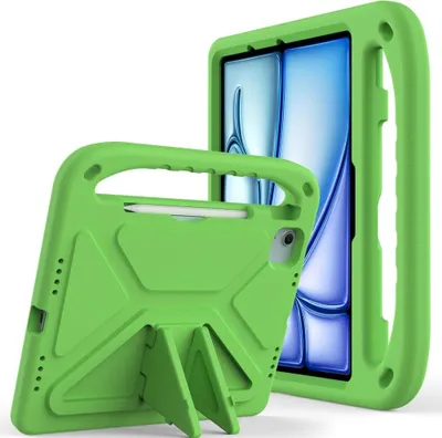 Produktbild von iPad Air 11 (2024/2025/2026) / Pro 11 (2024/2025) Hülle - Coverup Stoßfeste Kinderhülle - Grün