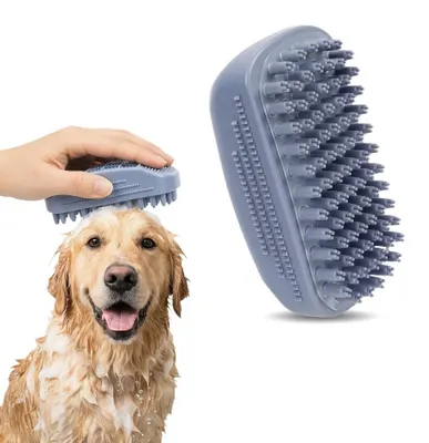 Produktbild von Hundeshampoo-Bürste, 3-in-1 Pflegebürste mit Massagefunktion
