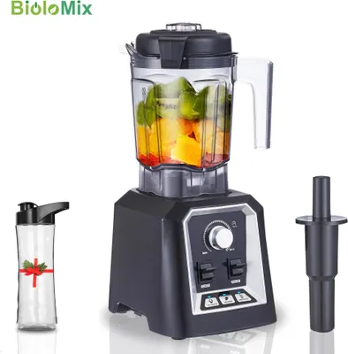 Immagine prodotto di Frullatore da tavolo professionale e preparatore di frullati - Frullatore da tavolo T5800 - 39.000 giri/min - >1.500 W - 6 lame - Tritaghiaccio - Capacità >1,5 L - Con bicchiere da 600 ml