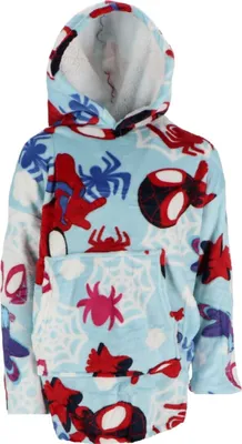 Zdjęcie produktu dla Koc z kapturem Spiderman Spidey Ciepły koc z kapturem dla dzieci Jeden rozmiar