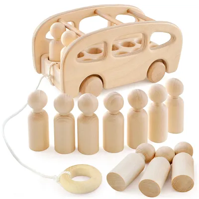 Produktbild von Ulanik Spielzeugbus mit Figuren farblos