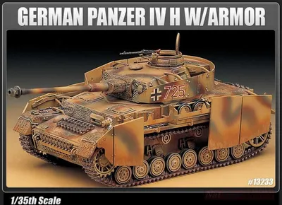 Obrázok produktu pre Academy 13233 Panzer IV Ausf.H s pancierom - model tanku 1:35 v