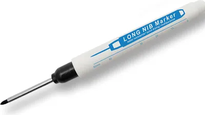 Immagine prodotto di Pennino lungo Marcatore multifunzionale impermeabile con foro profondo da 30 mm per la lavorazione del legnoNero