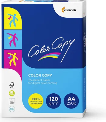 Obrázek produktu pro mondi 2100005116 Multifunkční papír pro barevné kopírování, A4, 120 g/m2, bílý