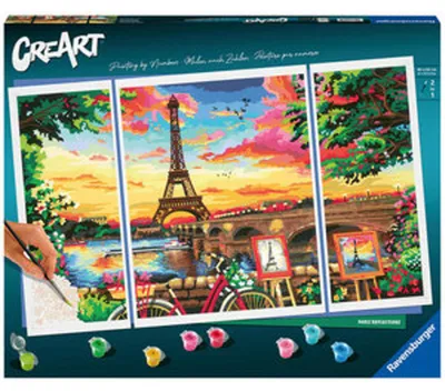 Produktbild von Ravensburger Paris Reflections Malen nach Zahlen 20134 - ab 14 Jahren