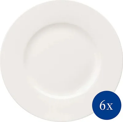 Zdjęcie produktu dla vivo - Villeroy & Boch Group Advantage zestaw 6 talerzy śniadaniowych Basic White Premium Porcelain biały 1952772640