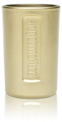 Produktbild von Jägermeister Glas Shot Stamper 2cl Gold Schnapsglas Kräuterlikör Kurze Gläser