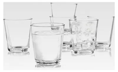 Produktbild von Trinkgläser 25cl, 12 Stück | Hitzebeständig und Kältebeständig | Aus gehärtetem Glas
