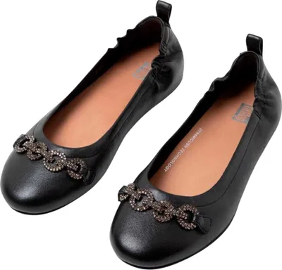 Immagine prodotto di Fit Flop - Ballerine glitterate "Allegro" da donna GT10955 (39 EU) (Nero)