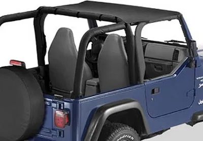 Obrázek produktu pro Bikiny Top schwarz Strapless Verdeck Bestop Jeep Wrangler TJ Bj. 96-02