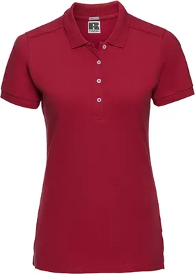 Produktbild von Russell R-566F-0 | Damen Stretch Poloshirt - Farbe: Classic Red - Größe: M