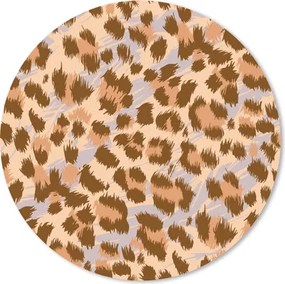 Produktbild von MuchoWow® Mauspad Mousepad Tierdruck - Panther - Braun - Muster 20x20 cm - Mousepads - Maus Mat - Pad - Mausunterlage - Schreibtischmatte