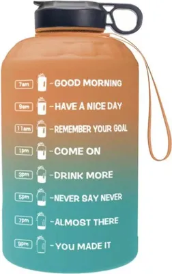 Produktbild von 3,78 l Sportflasche 133 Oz Reisewasserbecher Farbe Orange
