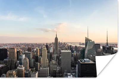 Produktbild von MuchoWow® Poster New York - Skyline - Winter 30x20 cm - Plakate - Print