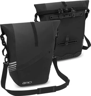 Produktbild von Famanu Fahrradtasche mit großer Kapazität - Schwarz
