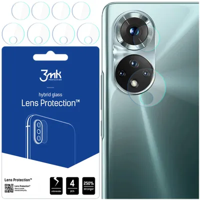 Produktbild von 3mk Hybridglas Lens Protection für Honor 50 5G Kamera Objektiv Kameralinse 0,16mm 6H (4 Stück)