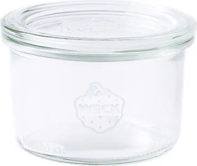 Produktbild von Contacto Original WECK Gläser 12er Set Einmachgläser 200 ml Ø8 x 5,6 cm, Einkochgläser mit Glasdeckel - ideal zum Einwecken, Aufbewahren & Dekorieren