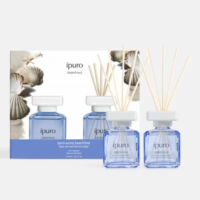 Immagine prodotto di ipuro 1020017 ipuro Raumduft ESSENTIALS sunny beachtime fruchtig 2x 50,0 ml, 2 St.